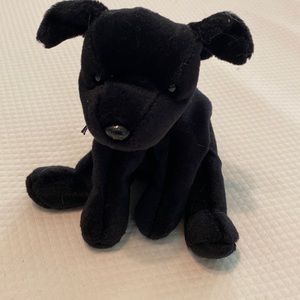 Ty Beanie Baby Black Luke Lab Labrador Retriever Puppy Dog Stuffed Animal Toy